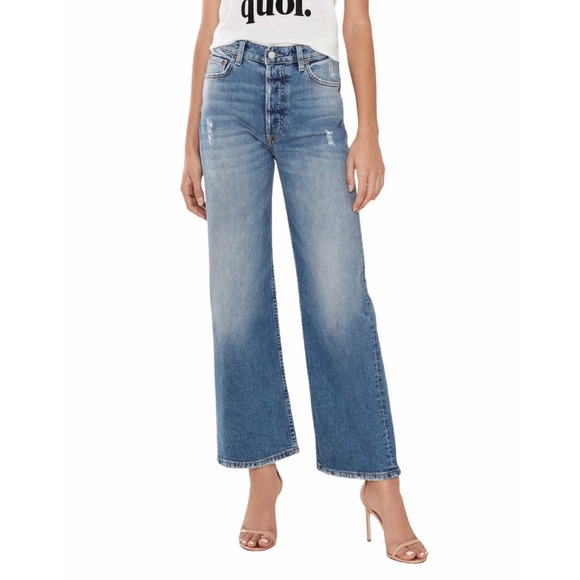 Boyish The Mikey Wide Leg Flare Jeans - Picture 1 of 9
